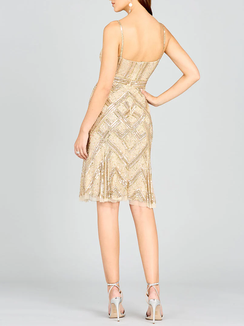 Lara 28860 - Beaded Flounce Dress - Image 3