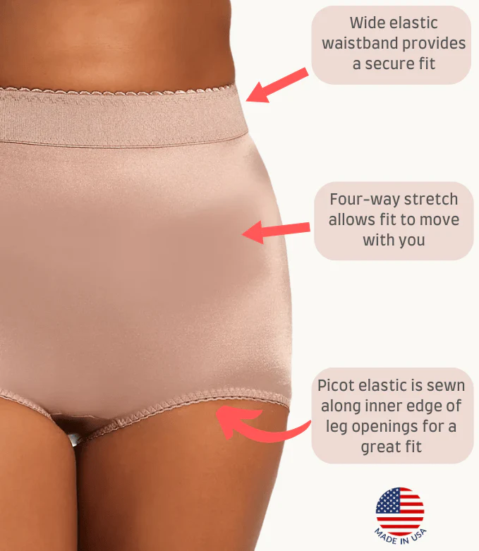 High Waist Tummy Control Panty with Inner Lining, Light Shaping | Style 513 - Image 4