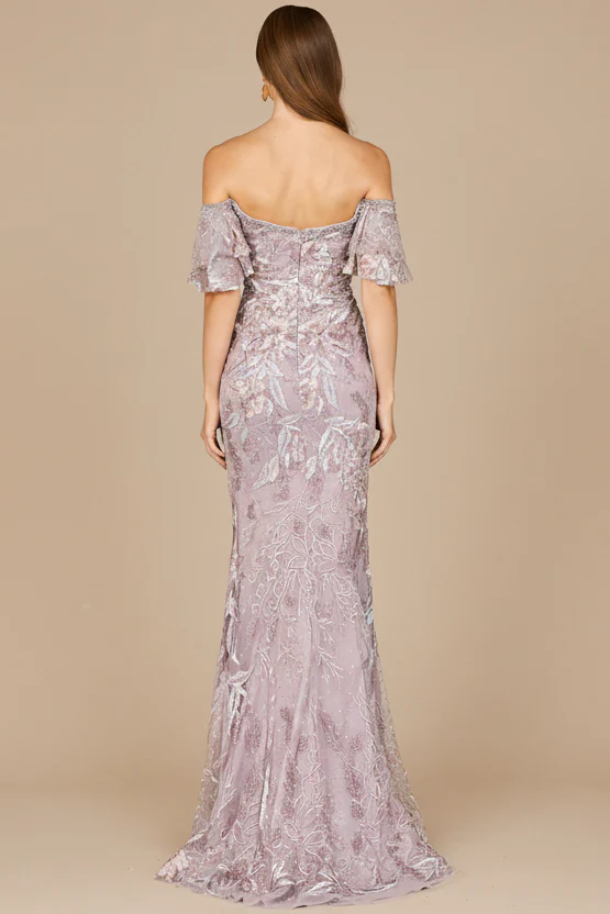 Off Shoulder Mermaid Lace Gown - Image 2