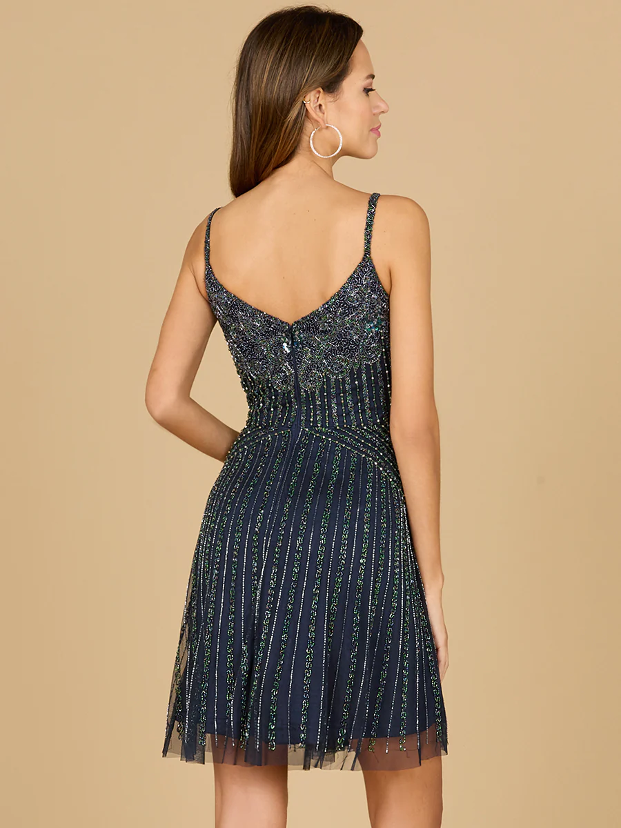 Spaghetti Strap V-Neck Dress - Image 3