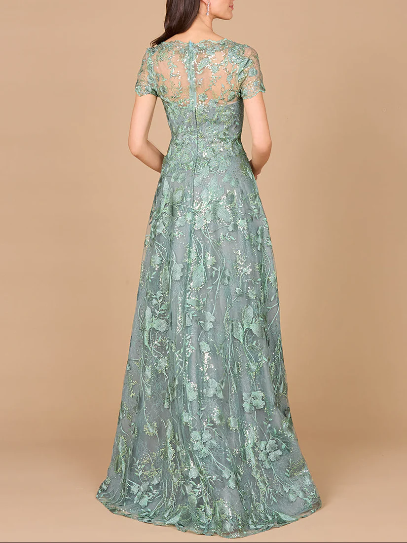 Tonal Lace Ballgown - Image 4
