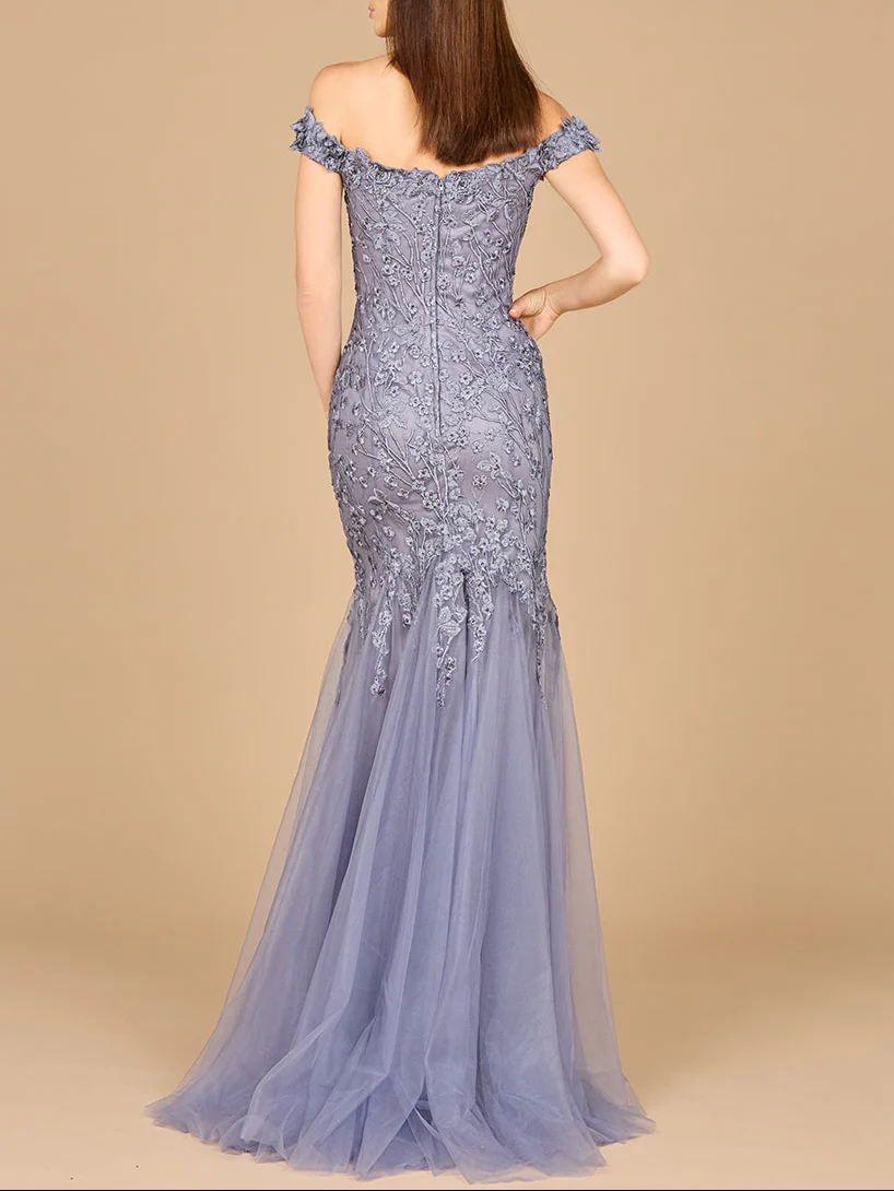 Off Shoulder Mermaid Gown - Image 4