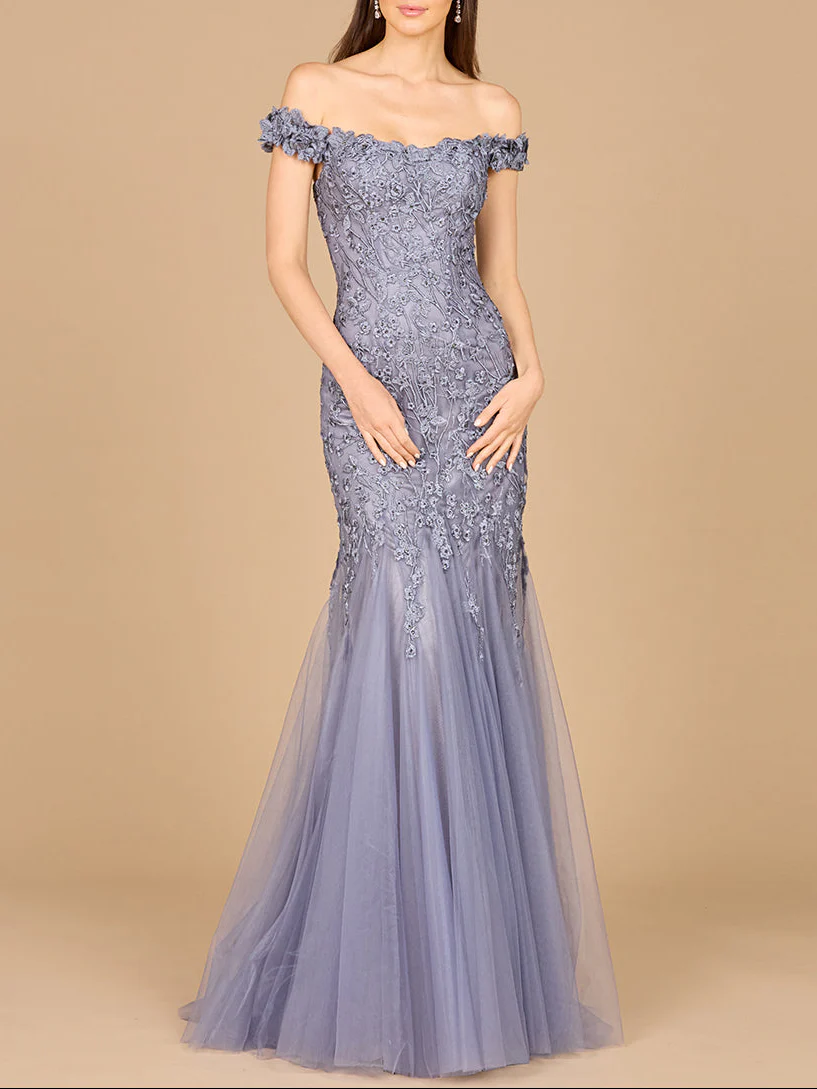 Off Shoulder Mermaid Gown - Image 5