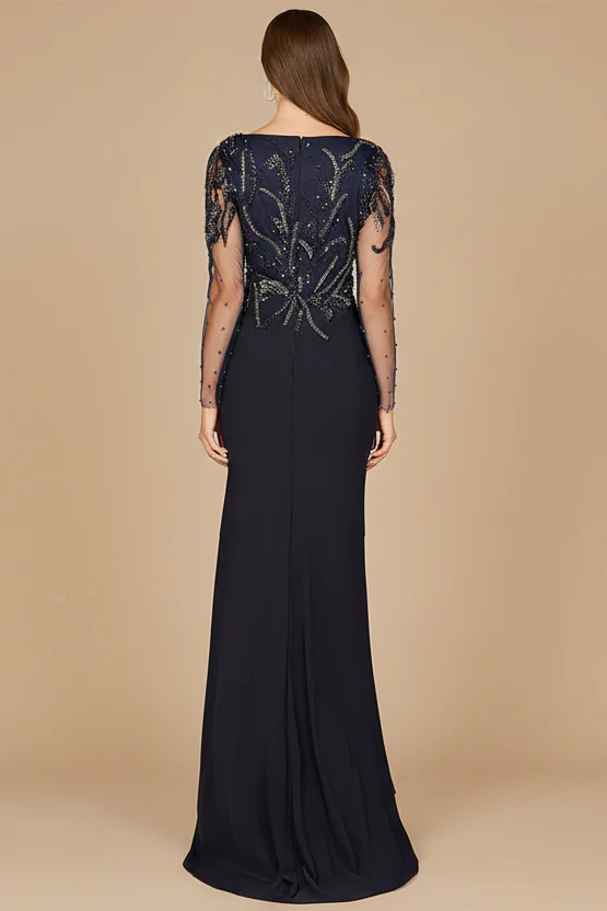 Long Sleeve Knit Gown - Image 2