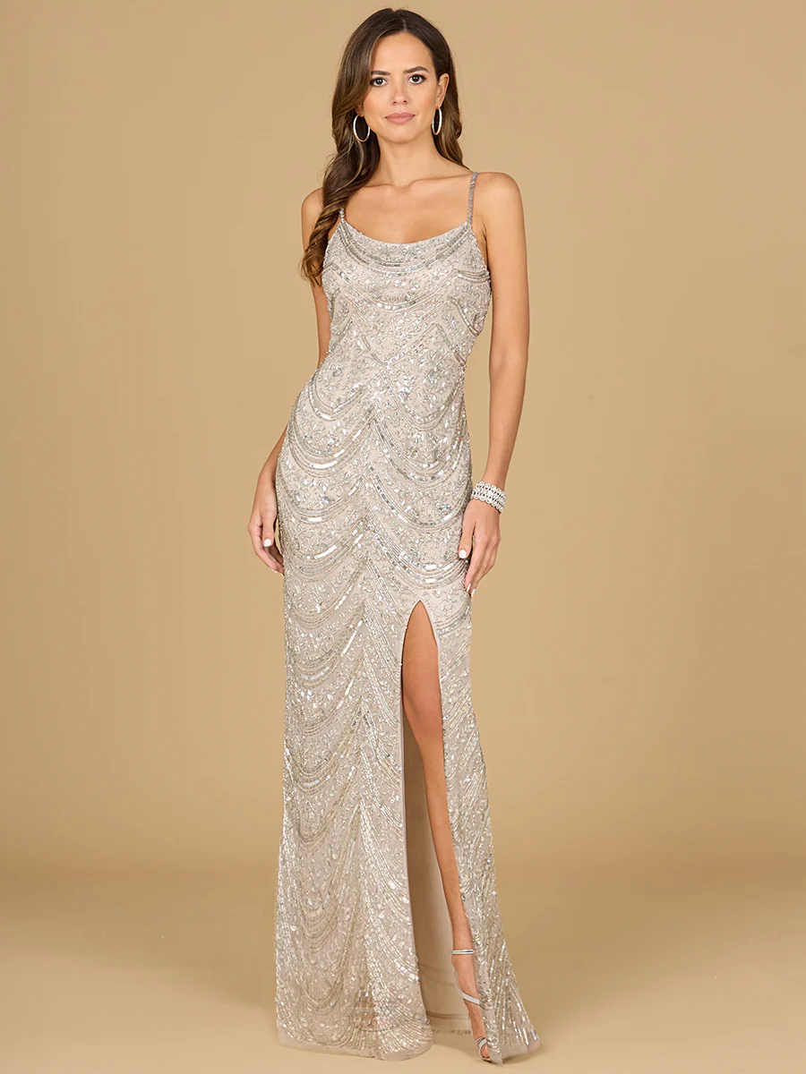 Scoop Neck Beaded Dress - Image 3