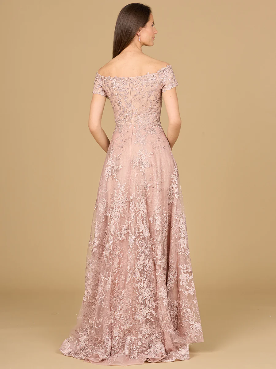Off Shoulder A-Line Gown | Lara 29122 - Image 5