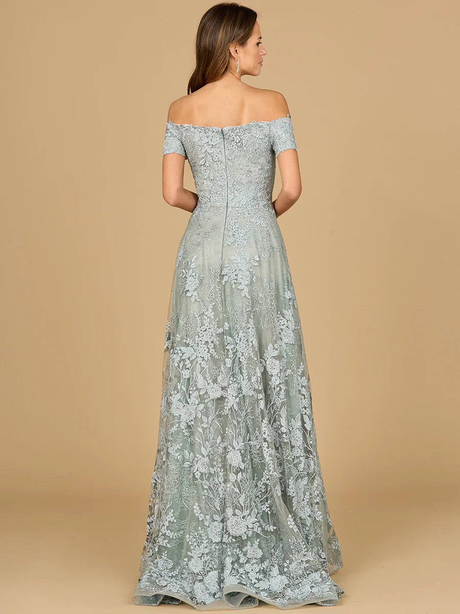 Off Shoulder A-Line Gown | Lara 29122 - Image 6