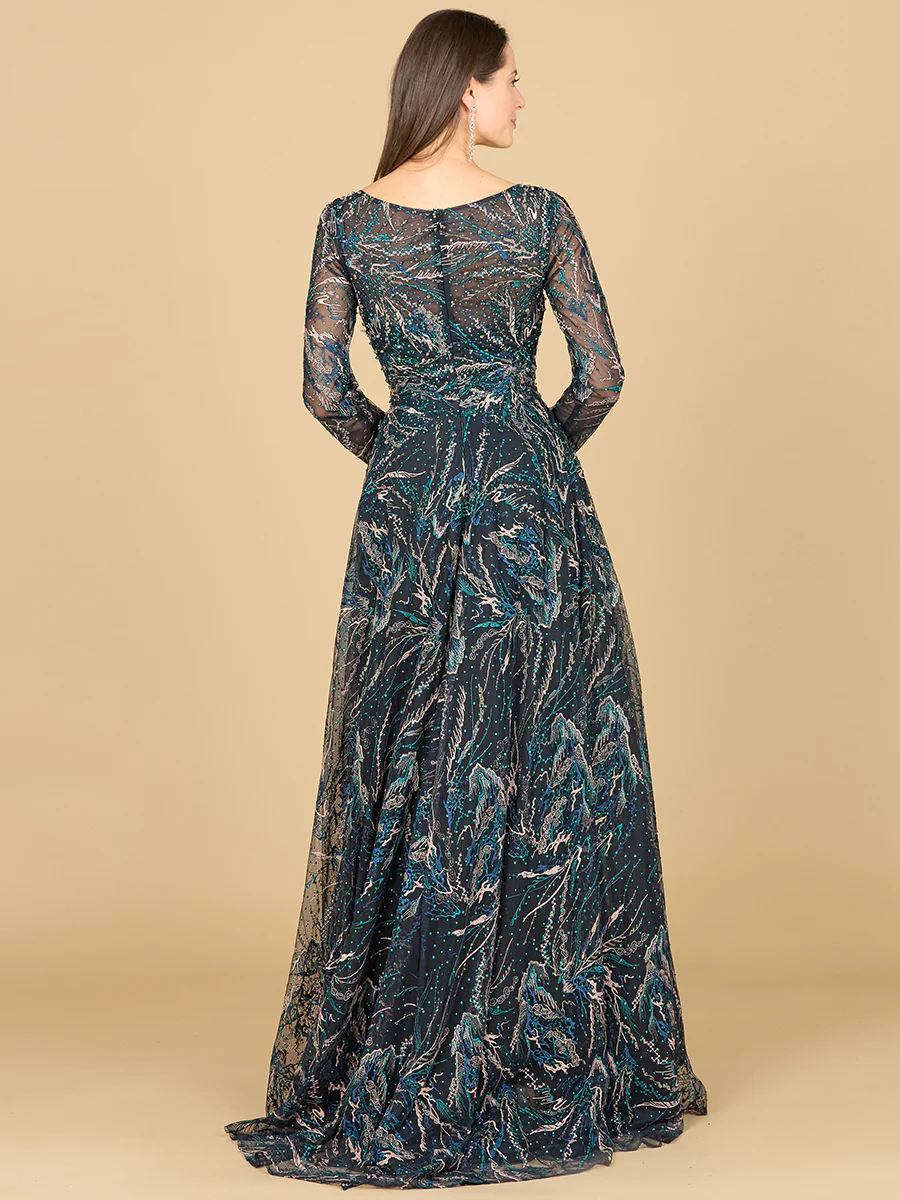 Lace Gown With Long Sleeves - Image 3