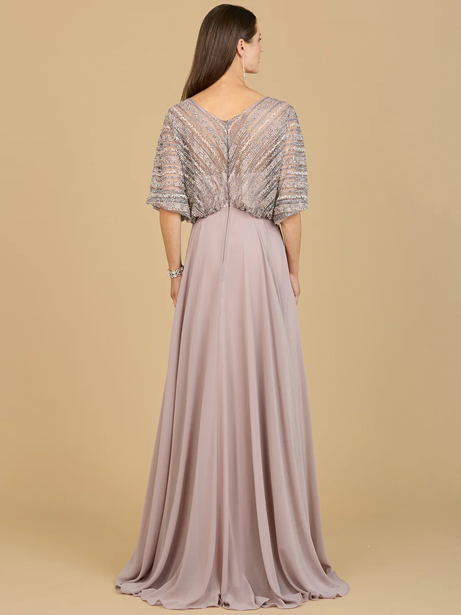 Chiffon A-line Long Gown - Image 2