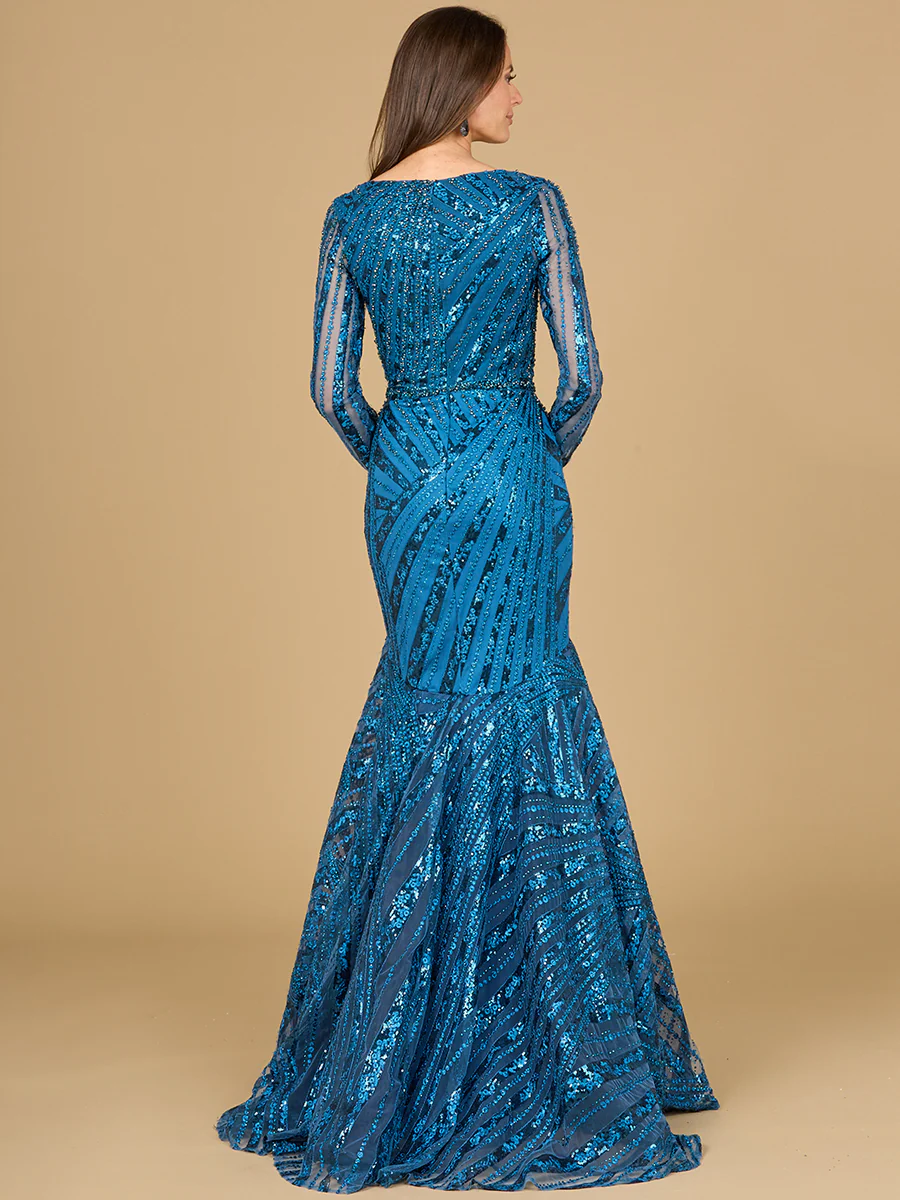 Mermaid, Long Sleeve Gown - Image 2