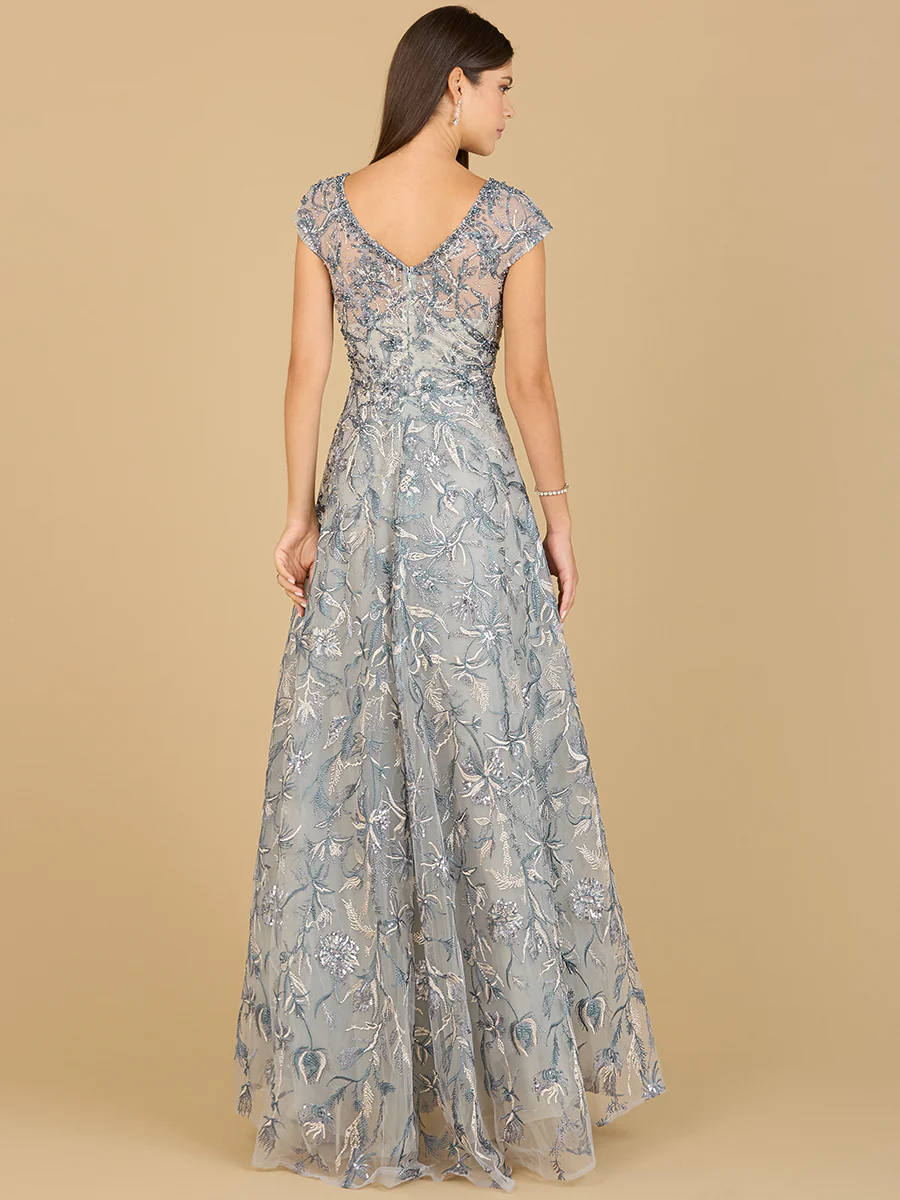 Lace Embellished A-Line Dress - Image 6