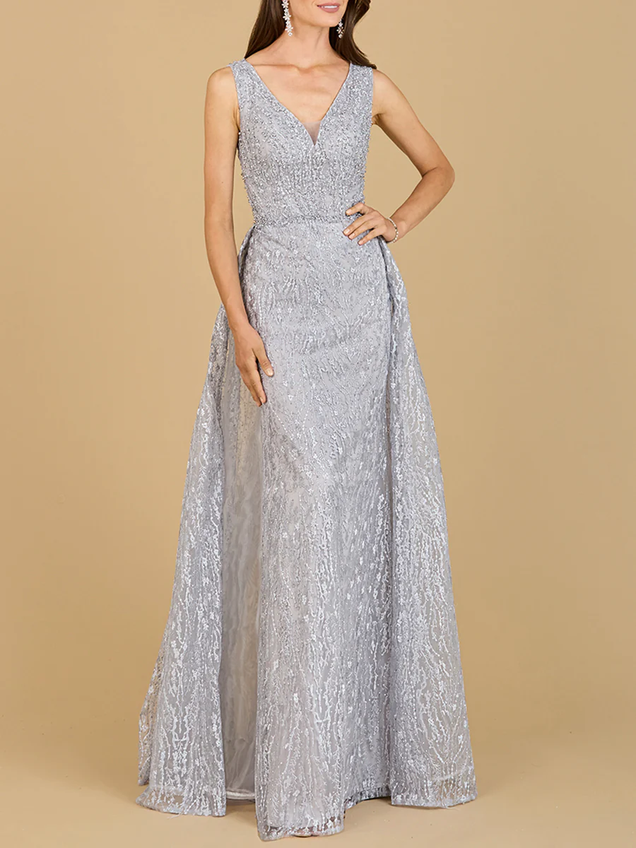Lace Embroidered Overskirt Dress - OUTLET - Image 4