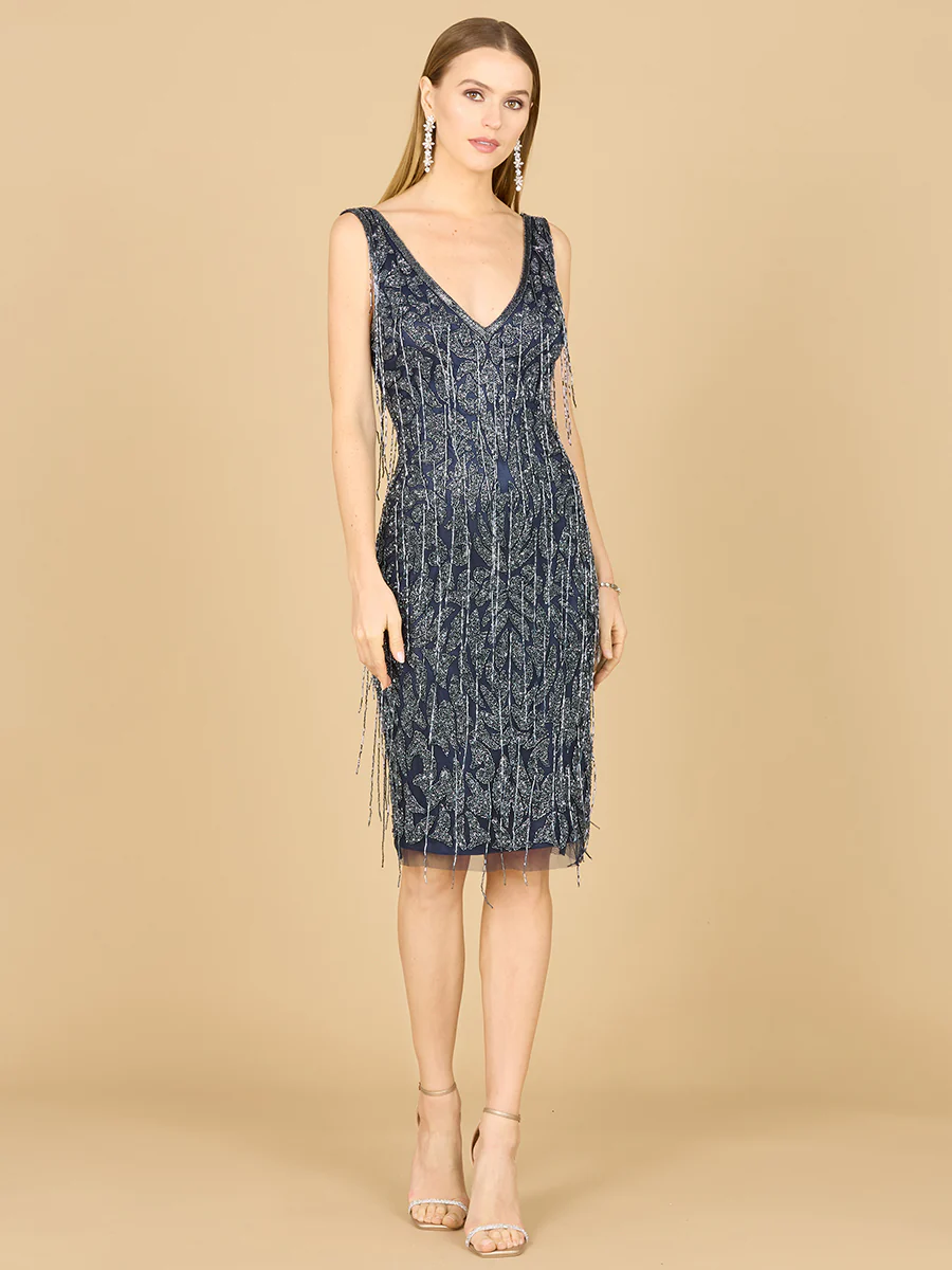 Fringe Cocktail Dress - Image 2