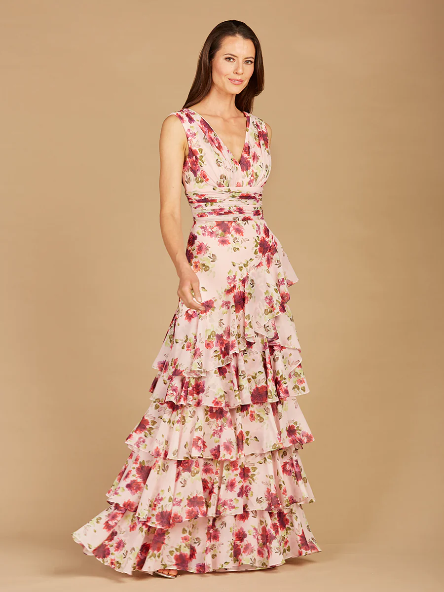 Ruffle Skirt Print Dress - OUTLET - Image 3