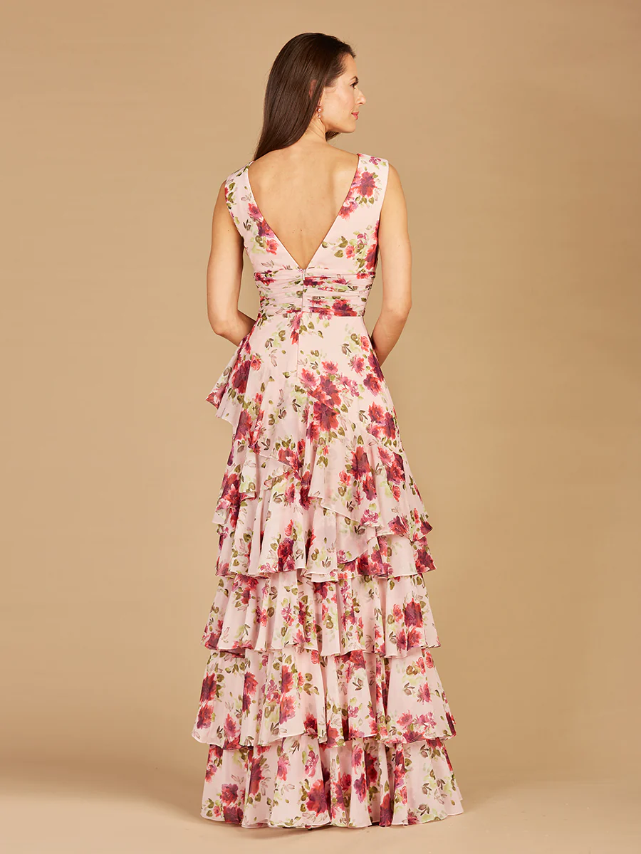 Ruffle Skirt Print Dress - OUTLET - Image 5