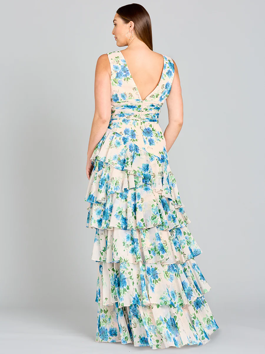 Ruffle Skirt Print Dress - OUTLET - Image 6