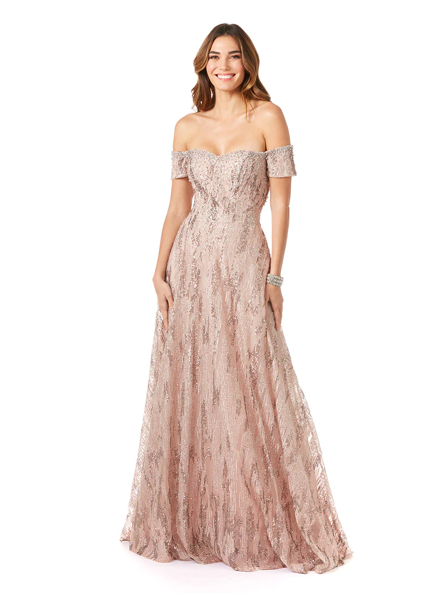 Off Shoulder A-line Gown | 29354 - Image 3