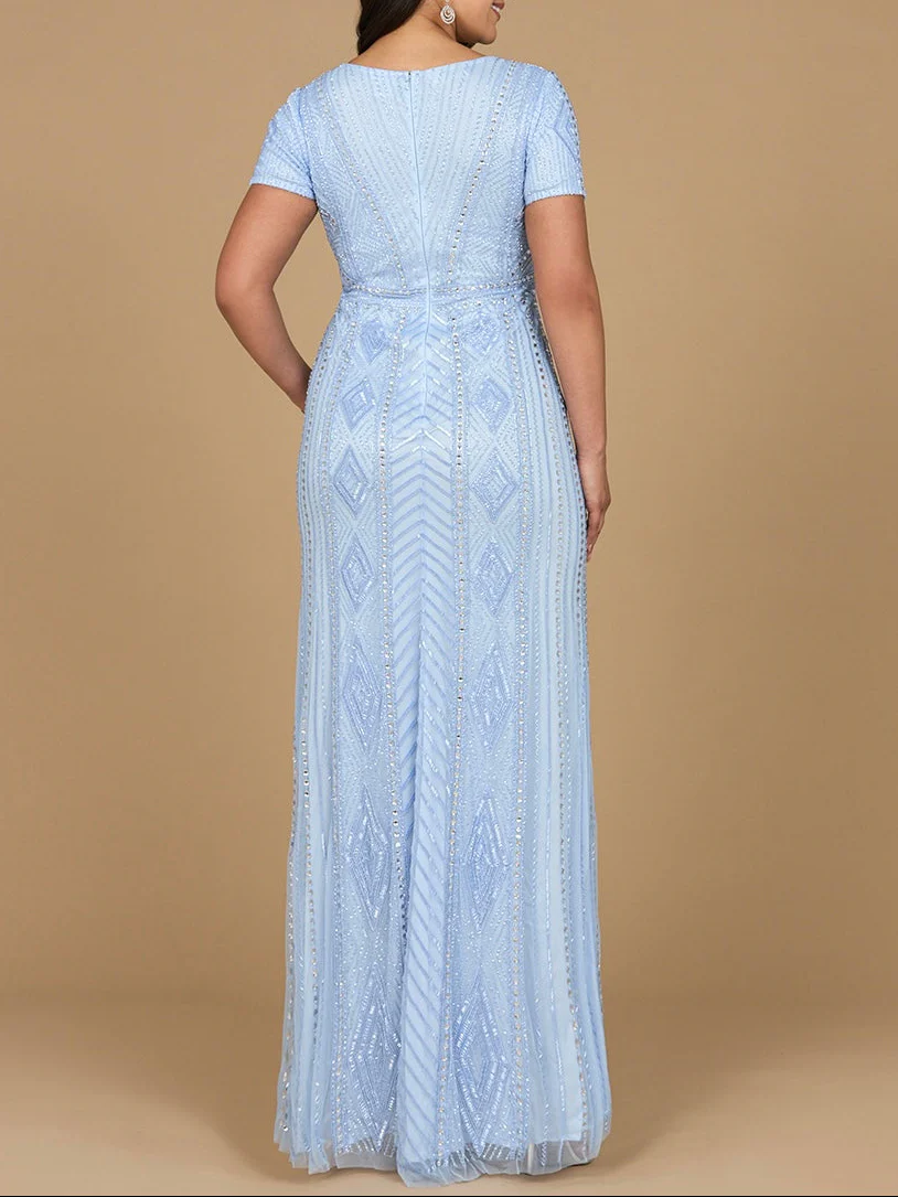 Lara 29606 - Closed Back, Cap Sleeve Dress - Image 6