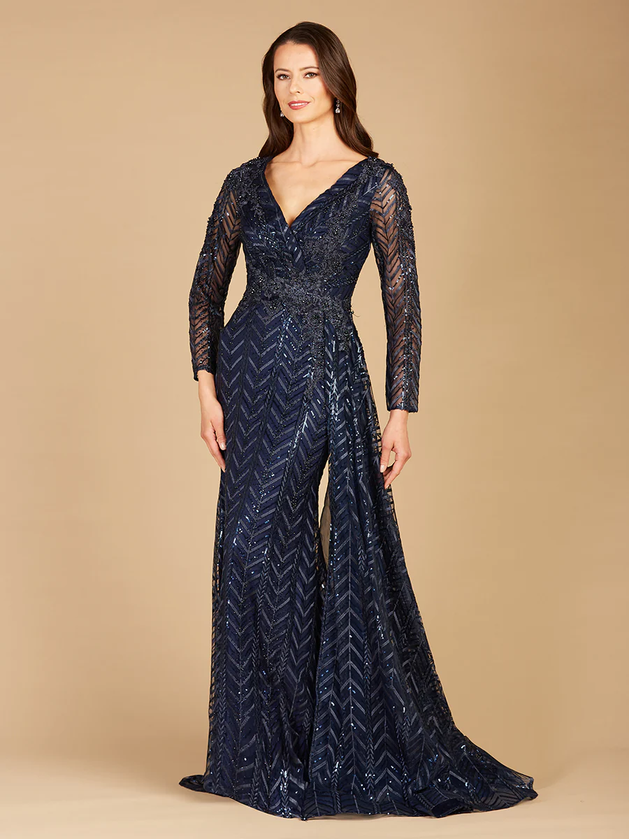 Lara 29620 - Lace Skirt Overlay Dress OUTLET - Image 2
