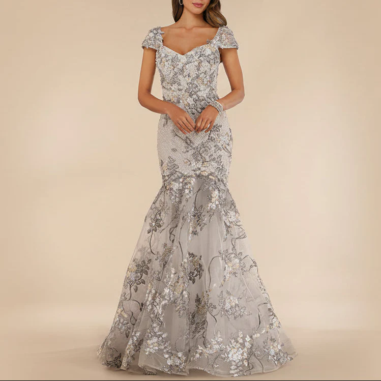 Lara 29642 - Cap Sleeve Mermaid Gown - Image 5