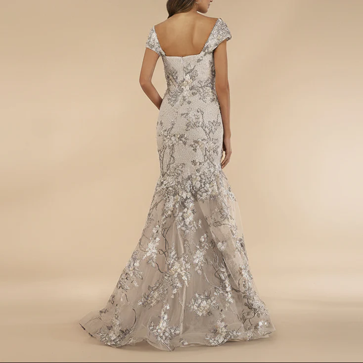 Lara 29642 - Cap Sleeve Mermaid Gown - Image 6