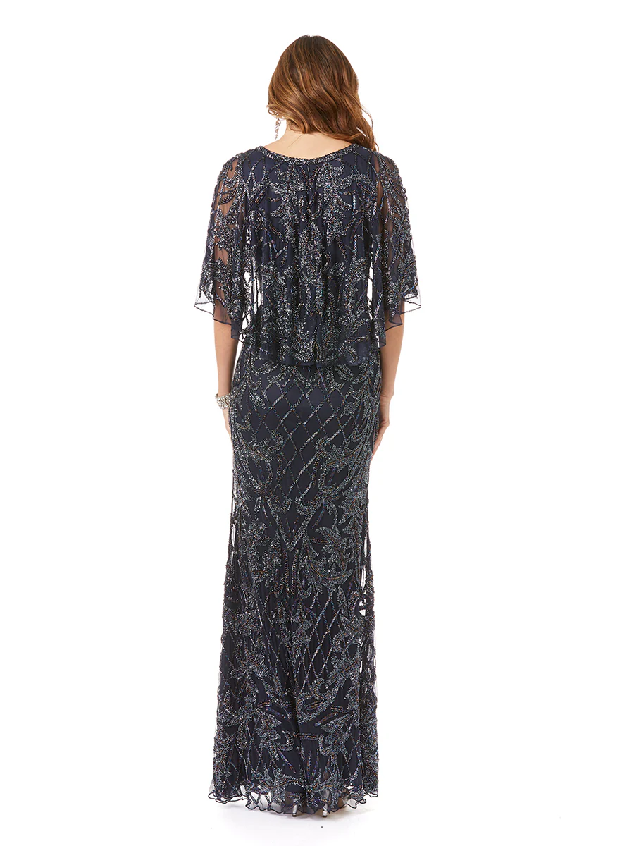 Angel Wing Beaded Gown - Image 4