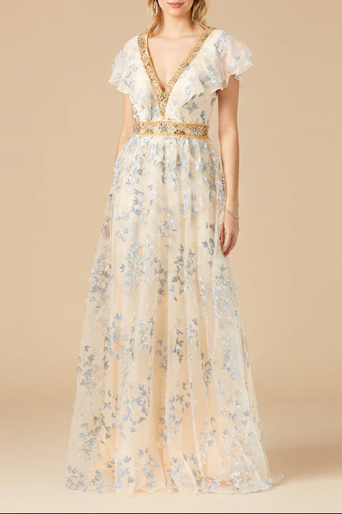 Lara 29966 - Lace, V-Neck Dress - Image 5