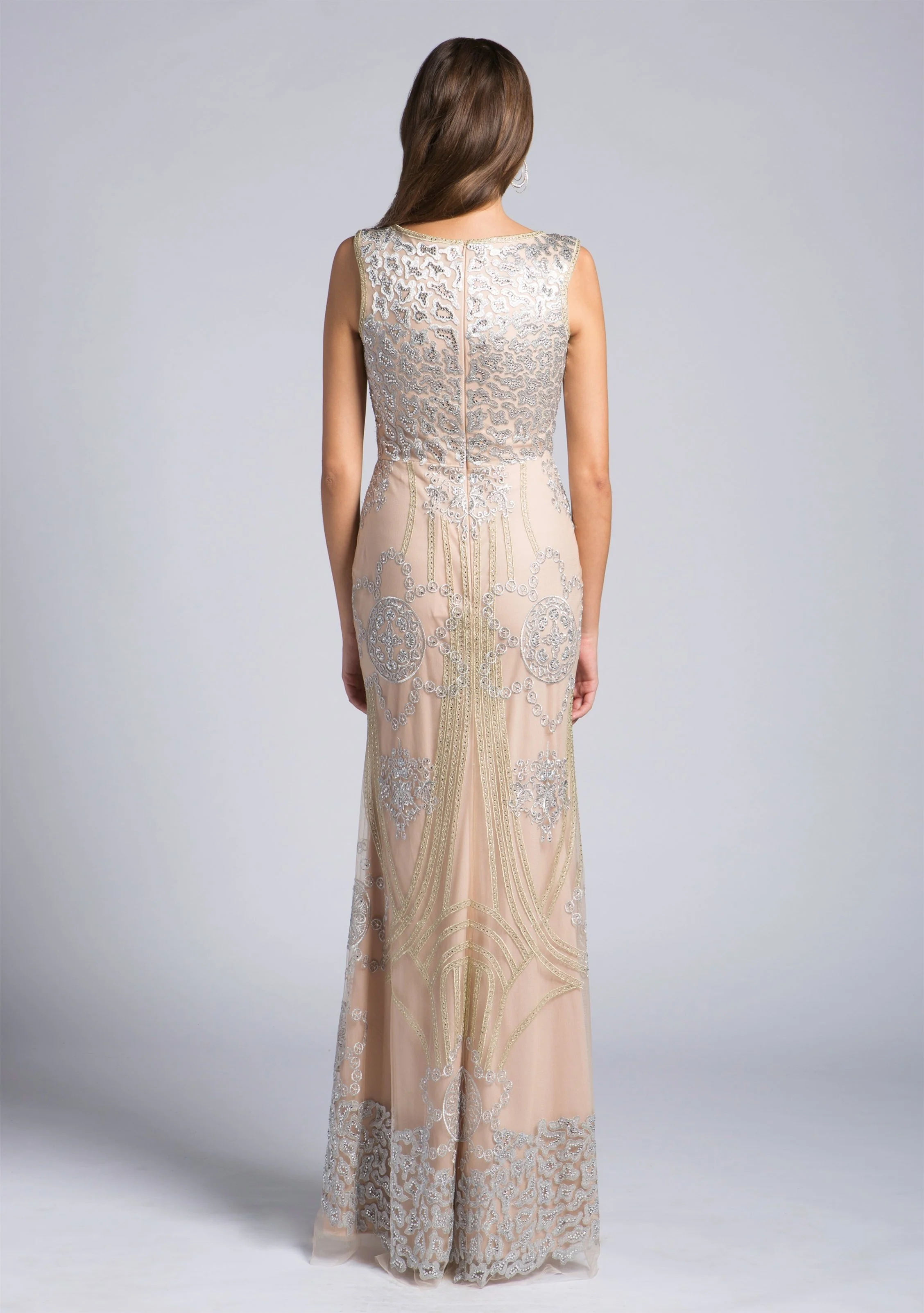 Lara 33622 - Lace Beaded Gown OUTLET - Image 2