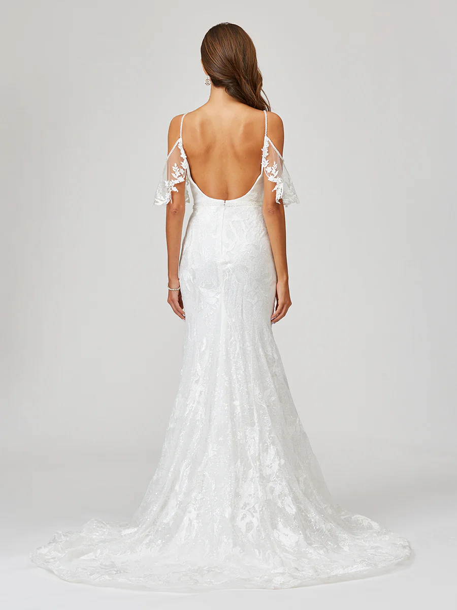 Lara 51037 - Lace Mermaid Bridal Gown - OUTLET - Image 2