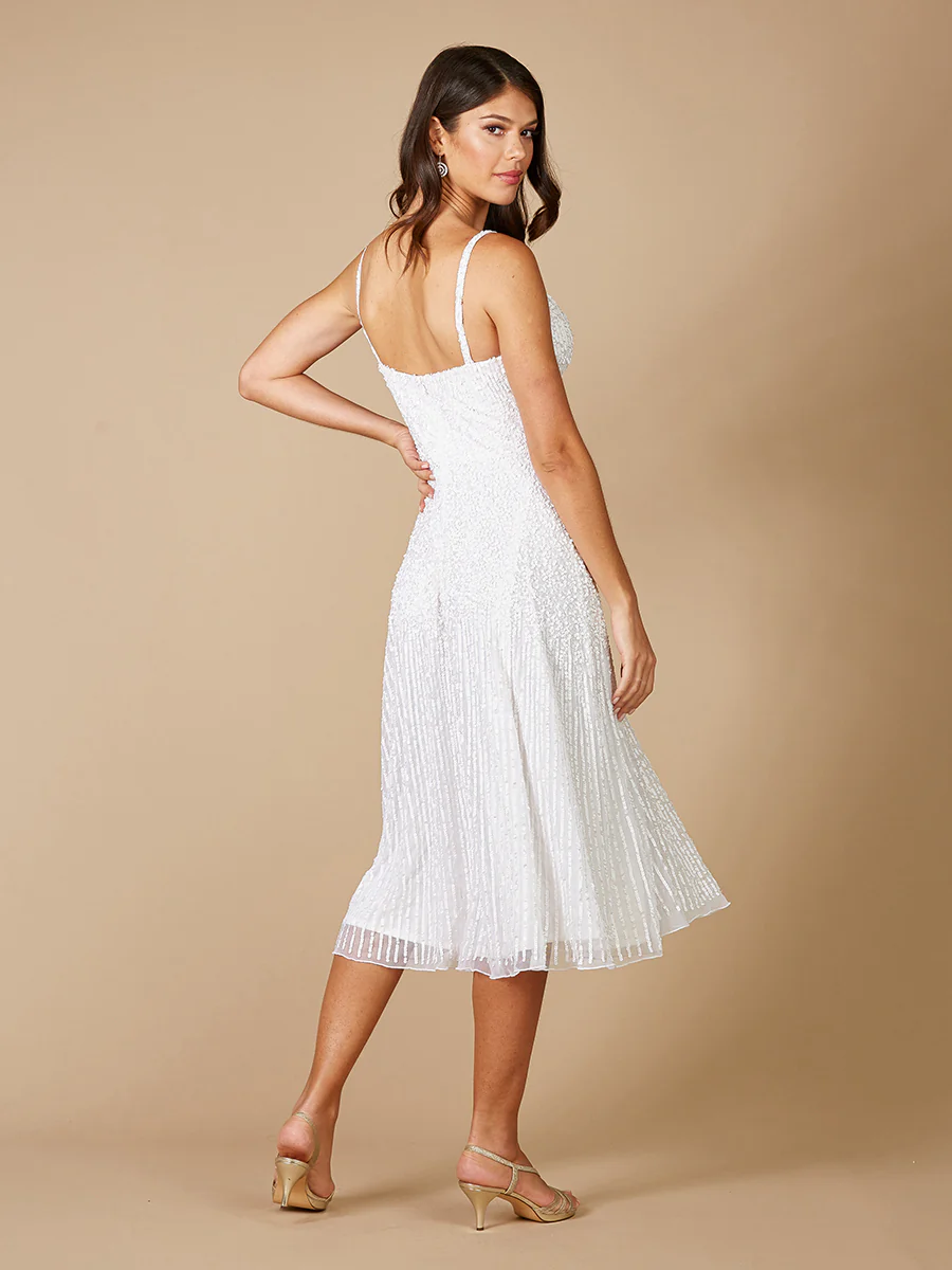 Lara Gemma Beaded Tank Midi Dress - Image 2