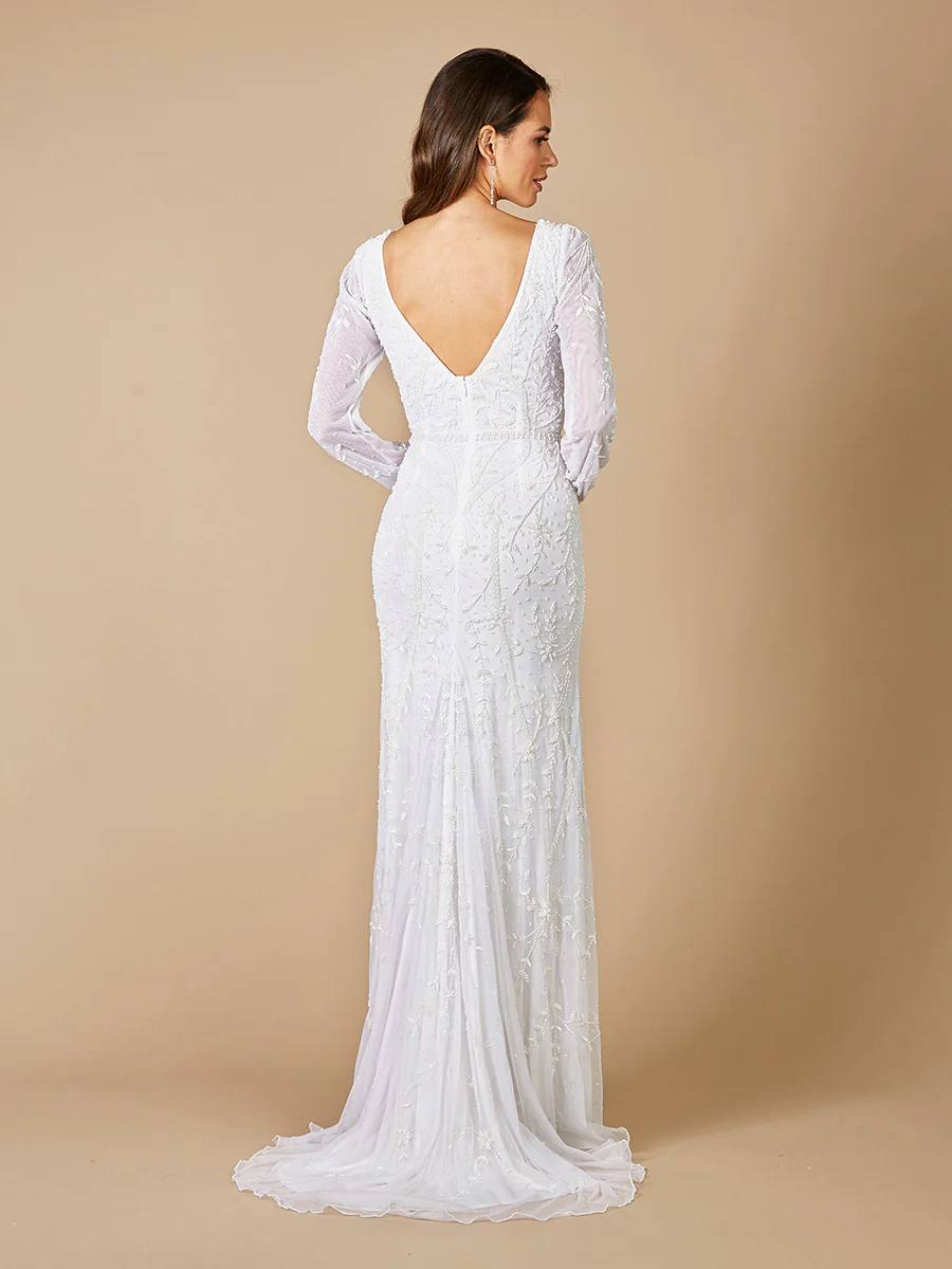 Lara Gigi Romantic Long Sleeve Wedding Dress - Image 2