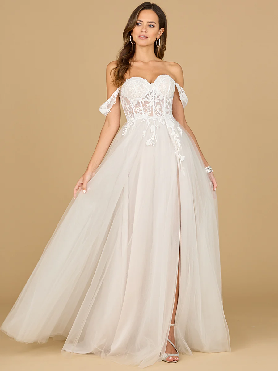Corset, Off Shoulder Bridal Gown - Image 2