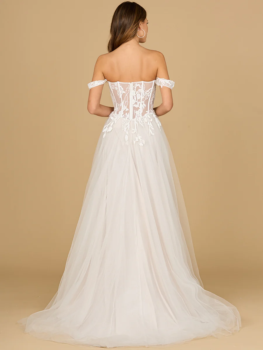 Corset, Off Shoulder Bridal Gown - Image 3
