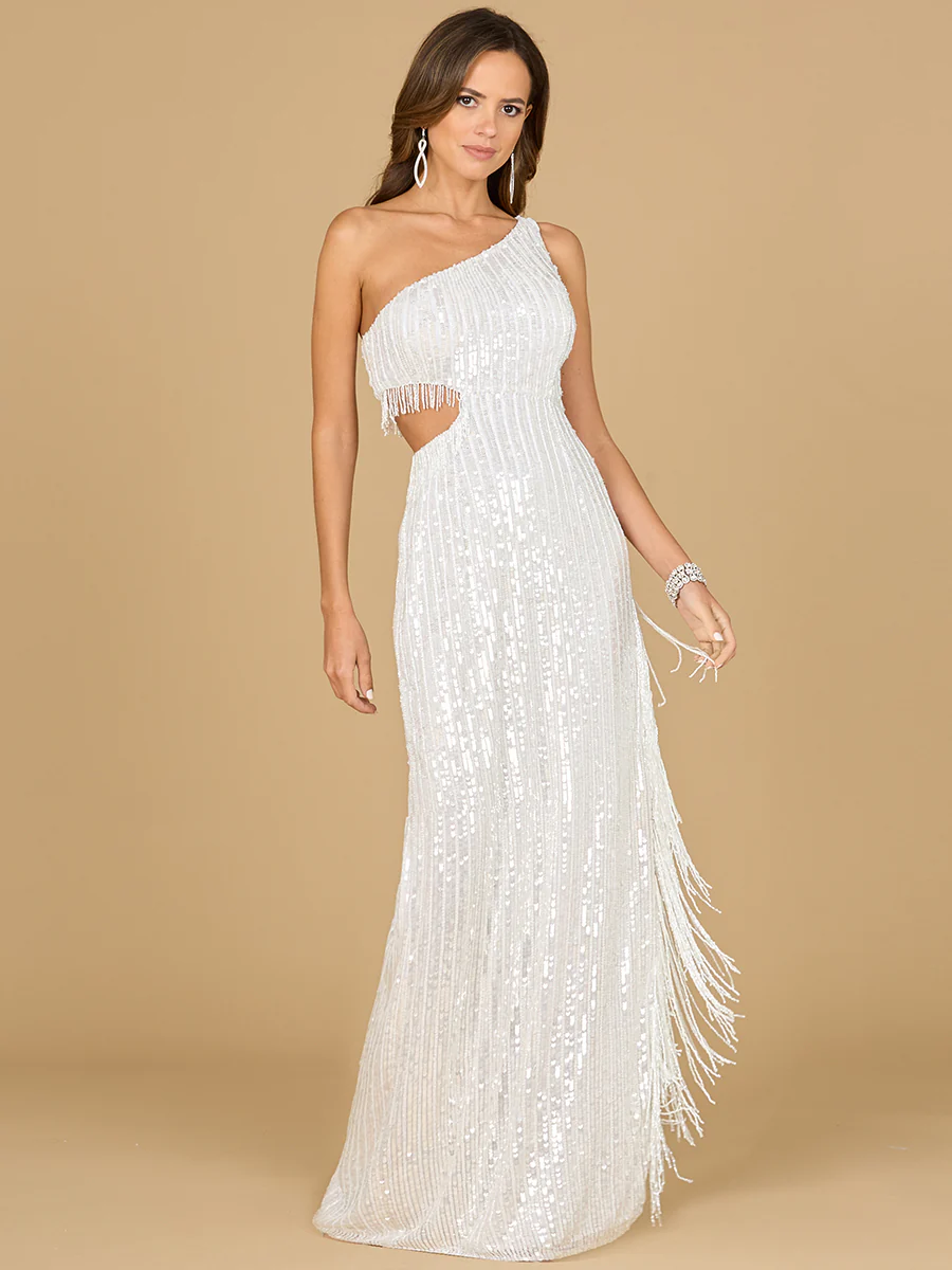 Wendy Fringe Bridal Dress - Image 2
