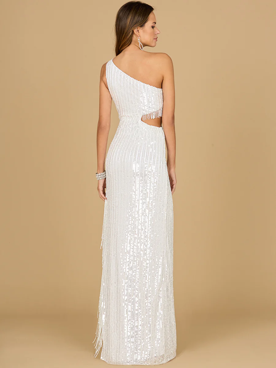 Wendy Fringe Bridal Dress - Image 3