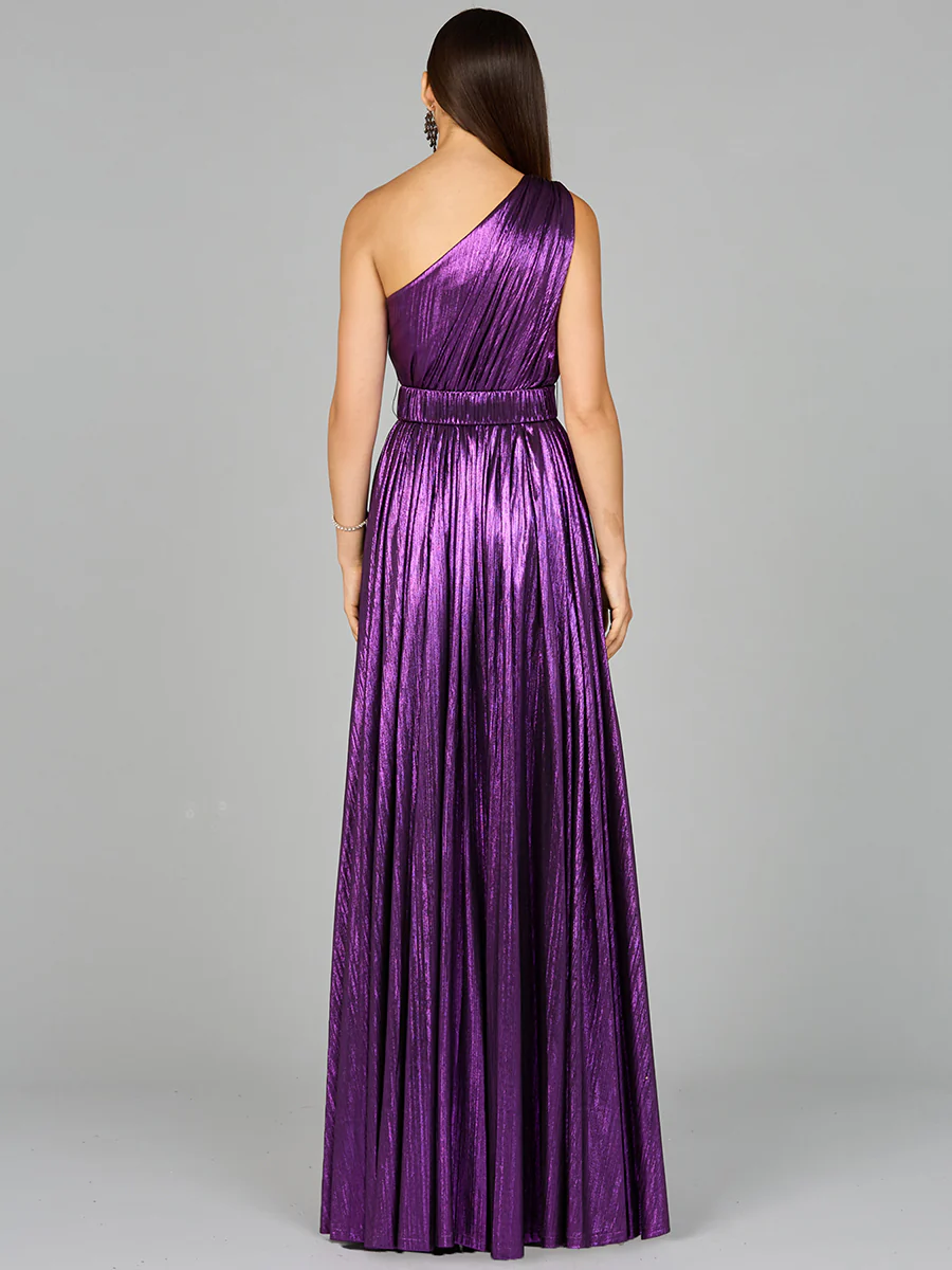 One Shoulder Metallic Dress - OUTLET - Image 7