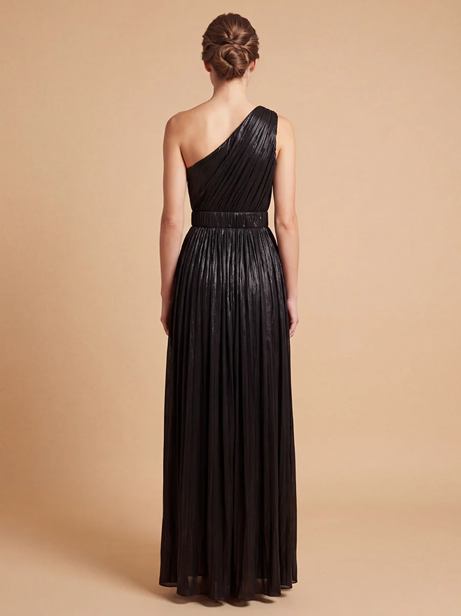 One Shoulder Metallic Dress | 28844 - Image 3