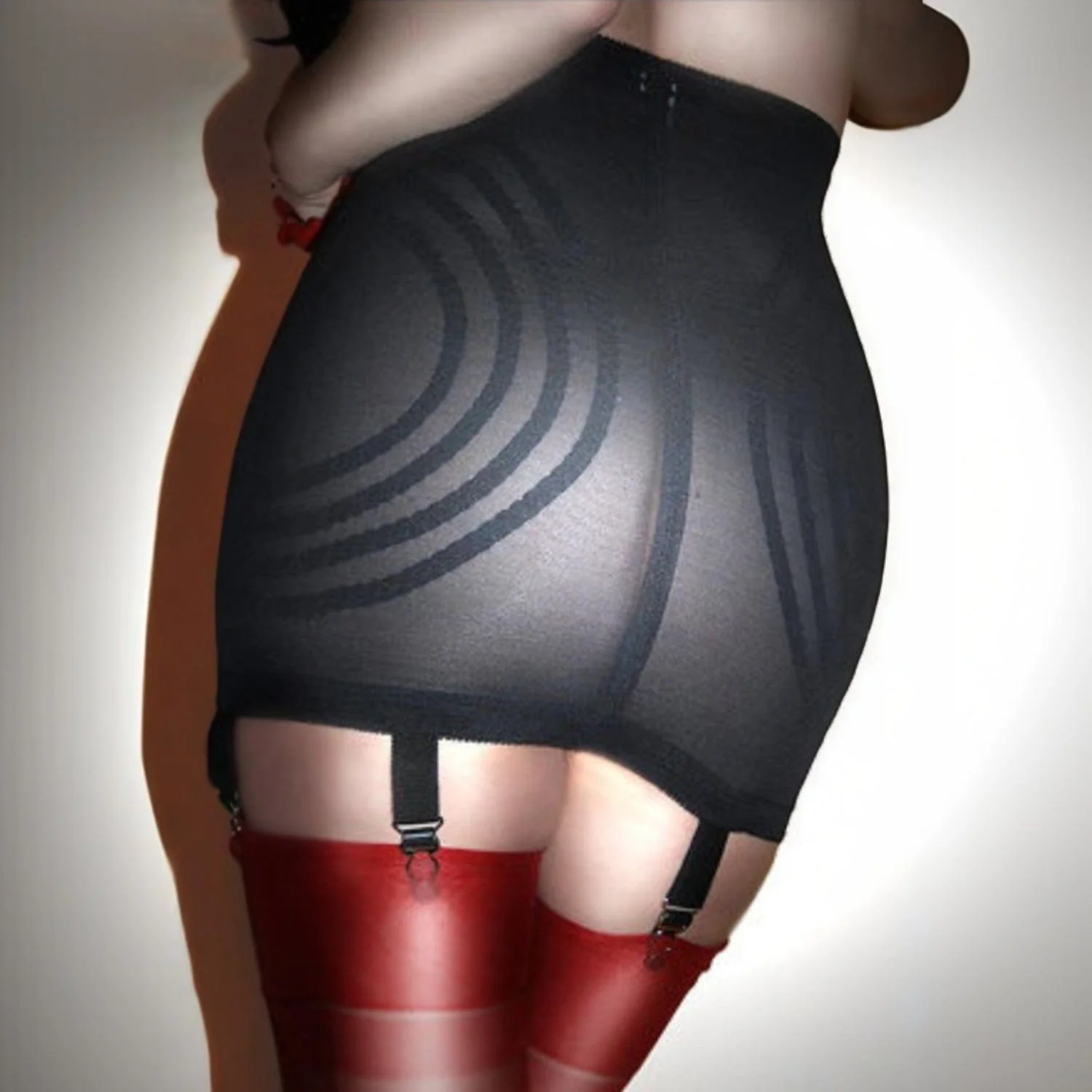 Waistline Open Bottom Breathable Power Mesh Fabric | Firm to Extra Firm Support - Style 1359 - Image 3