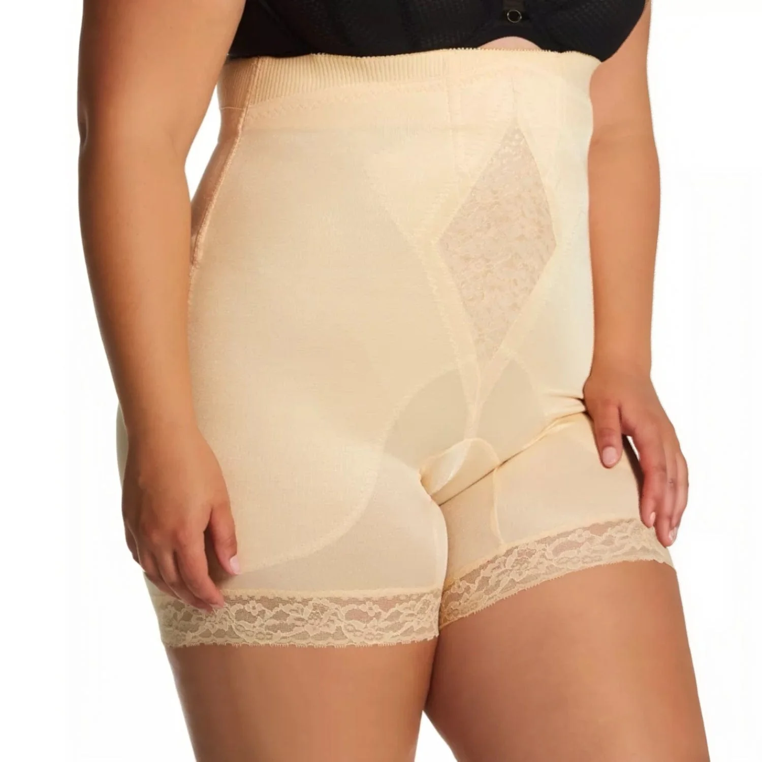 Style 6206 | High Waist Medium Control Thigh Slimmer | Memory Compression Fabric - Image 12