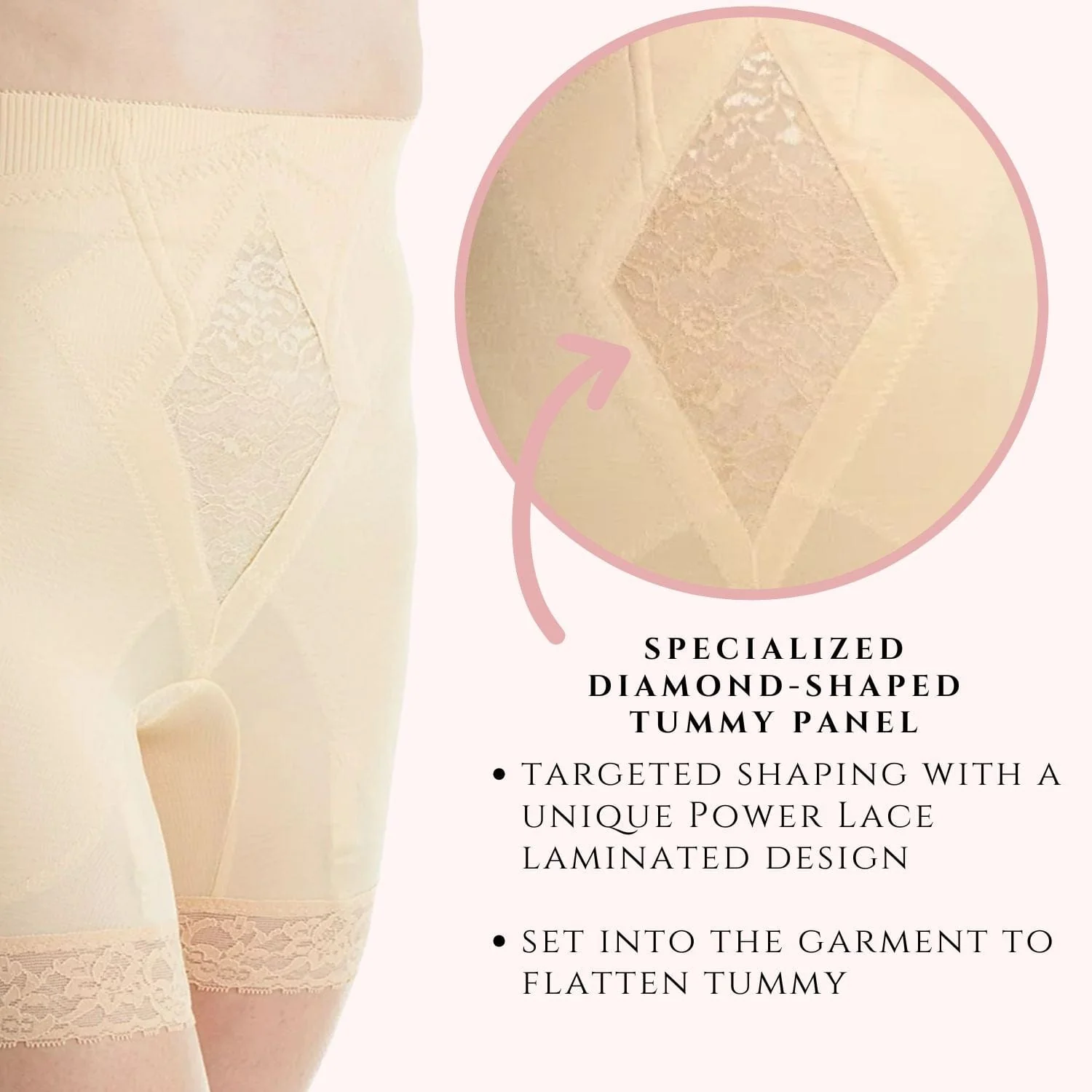 Style 6206 | High Waist Medium Control Thigh Slimmer | Memory Compression Fabric - Image 14