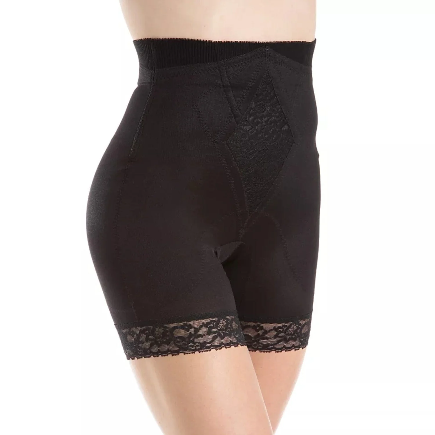 Style 6206 | High Waist Medium Control Thigh Slimmer | Memory Compression Fabric - Image 17