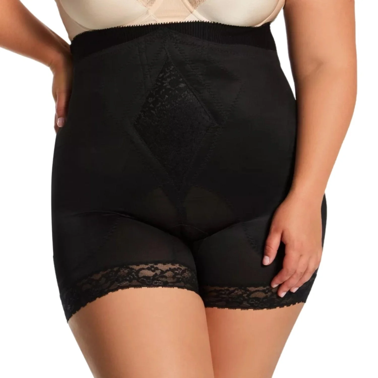 Style 6206 | High Waist Medium Control Thigh Slimmer | Memory Compression Fabric - Image 20