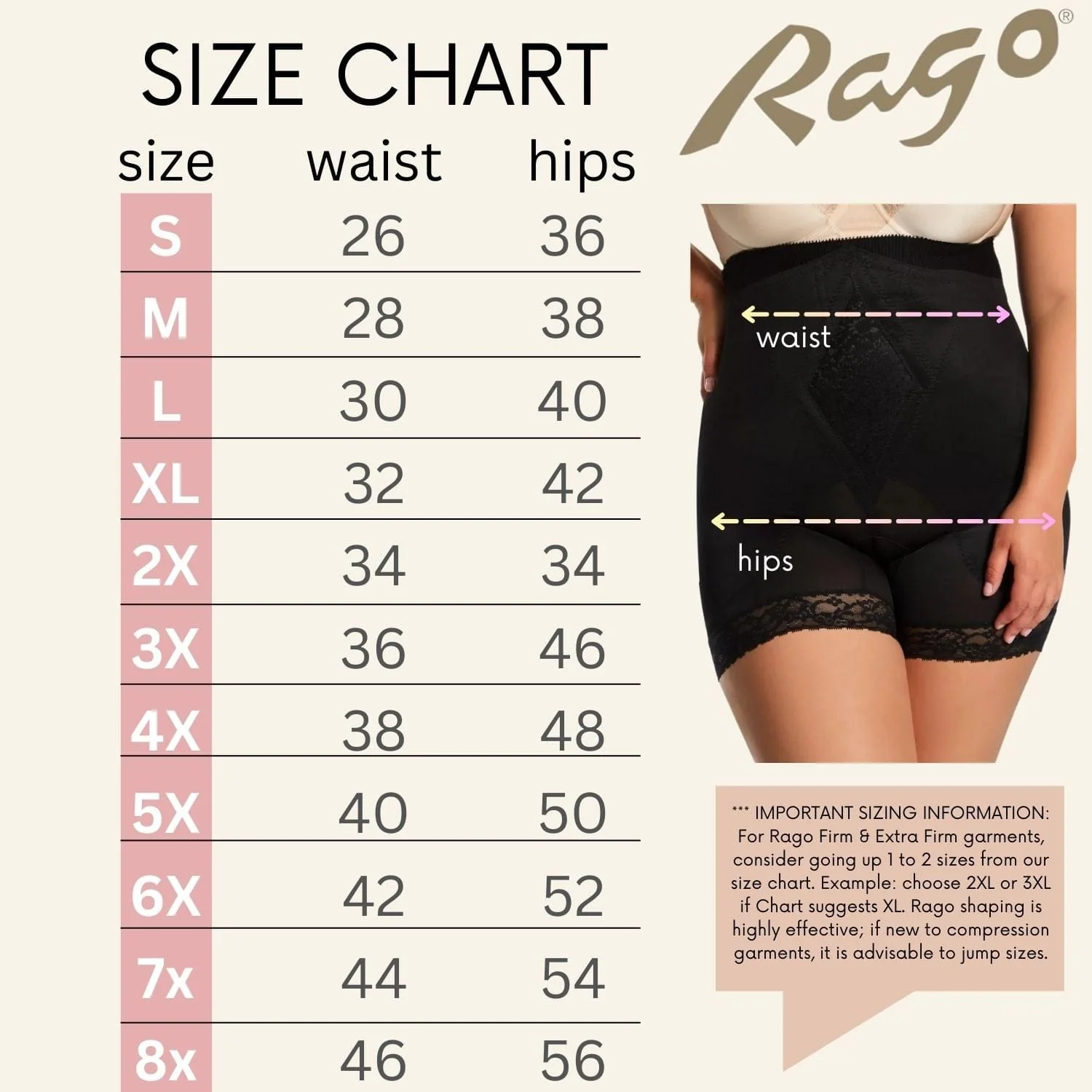 Style 6206 | High Waist Medium Control Thigh Slimmer | Memory Compression Fabric - Image 23
