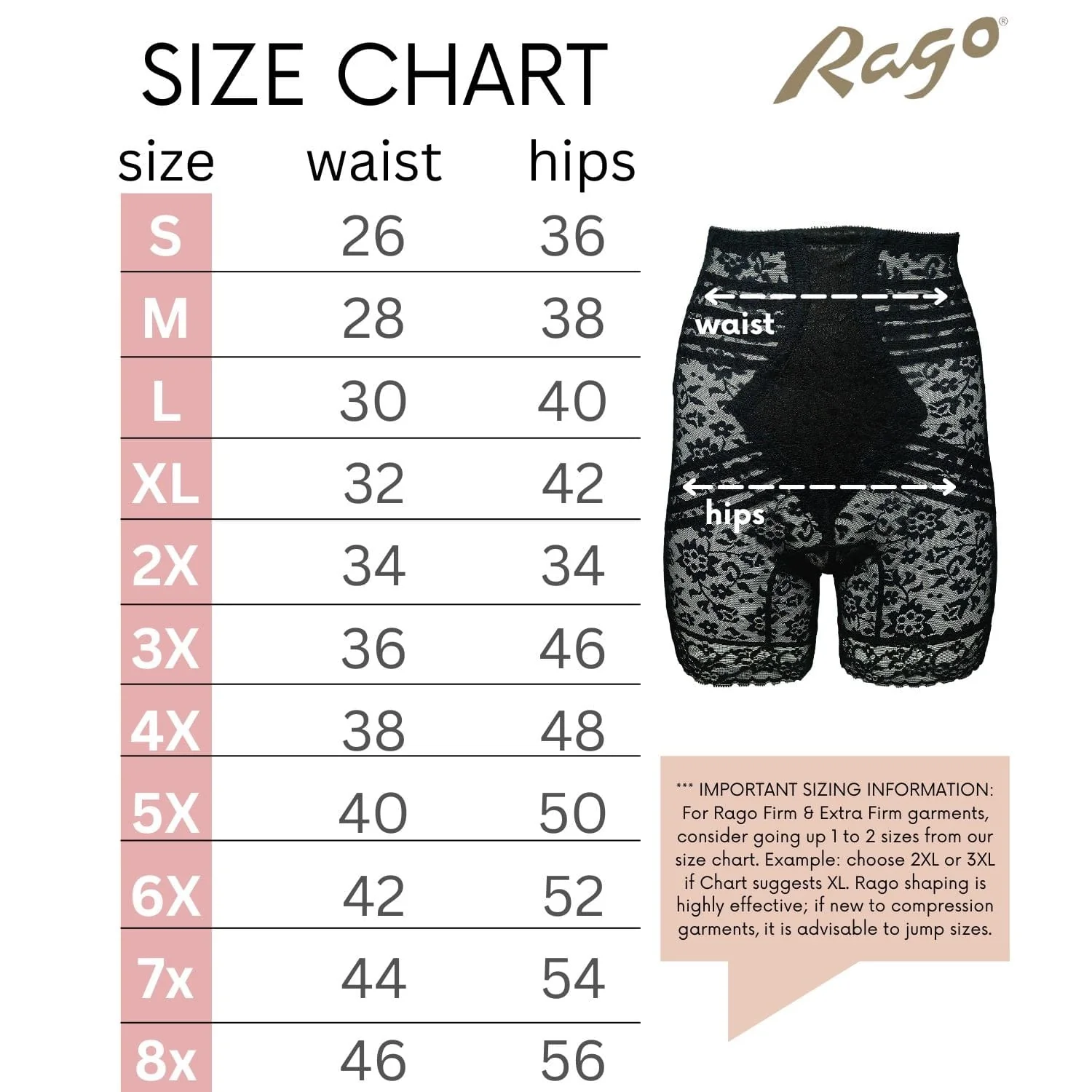 Style 6207 | No Roll High Waist Lace Thigh Slimmer with Extra Firm Support - Image 11