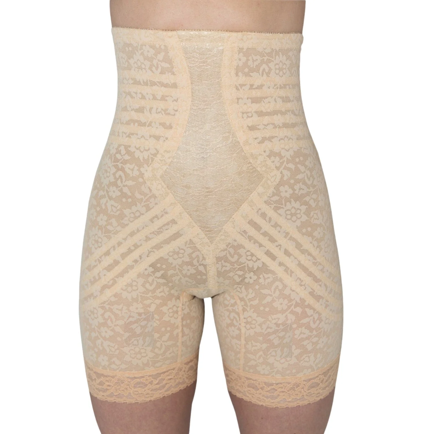 Style 6207 | No Roll High Waist Lace Thigh Slimmer with Extra Firm Support - Image 12