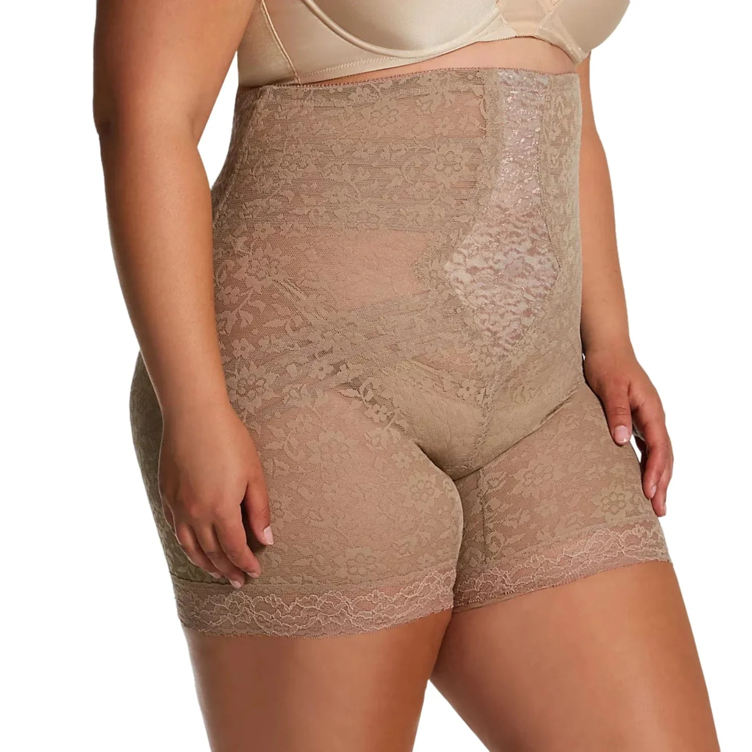 Style 6207 | No Roll High Waist Lace Thigh Slimmer with Extra Firm Support - Image 32