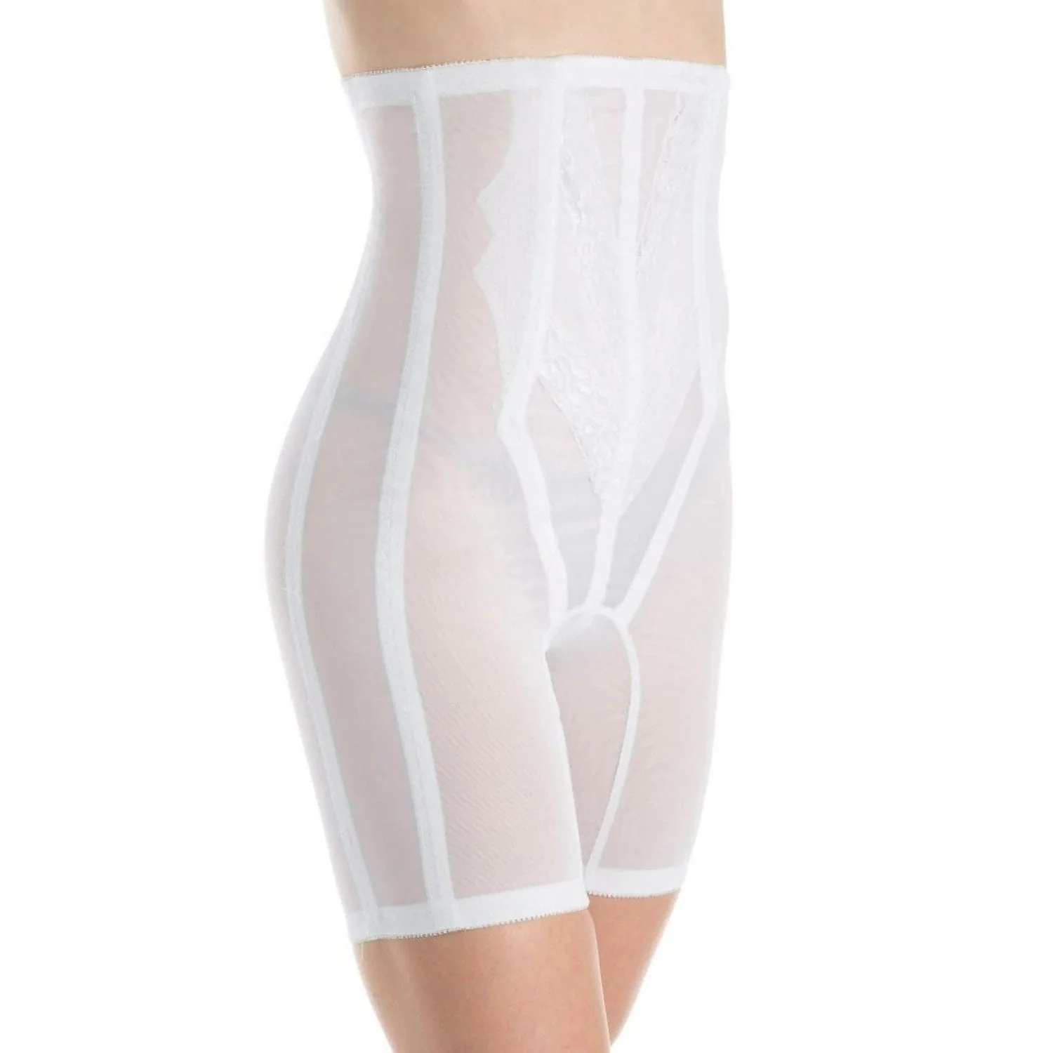 High Waist Long Leg Shaper with Side Zipper |  Extra Firm Control - Style 6210 - Image 6