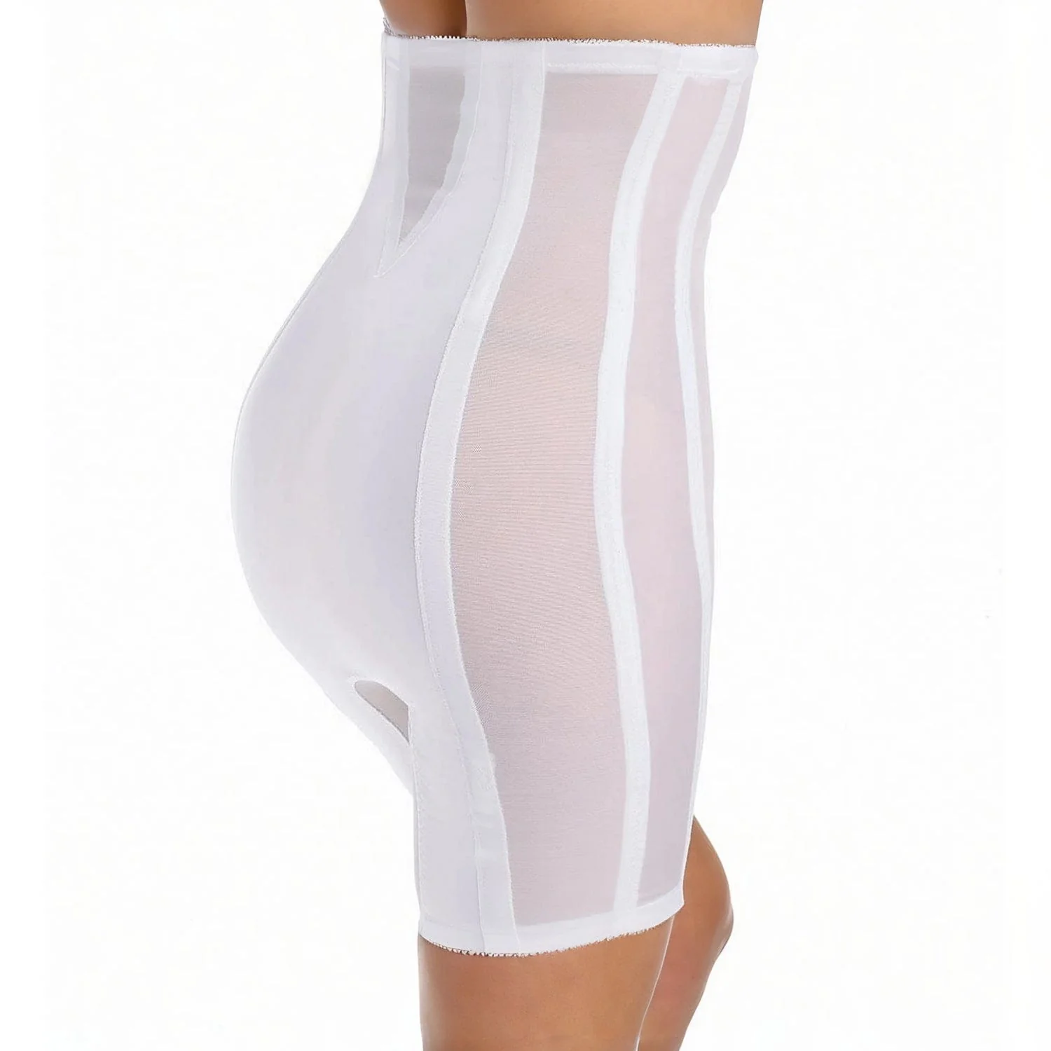 High Waist Long Leg Shaper with Side Zipper |  Extra Firm Control - Style 6210 - Image 7