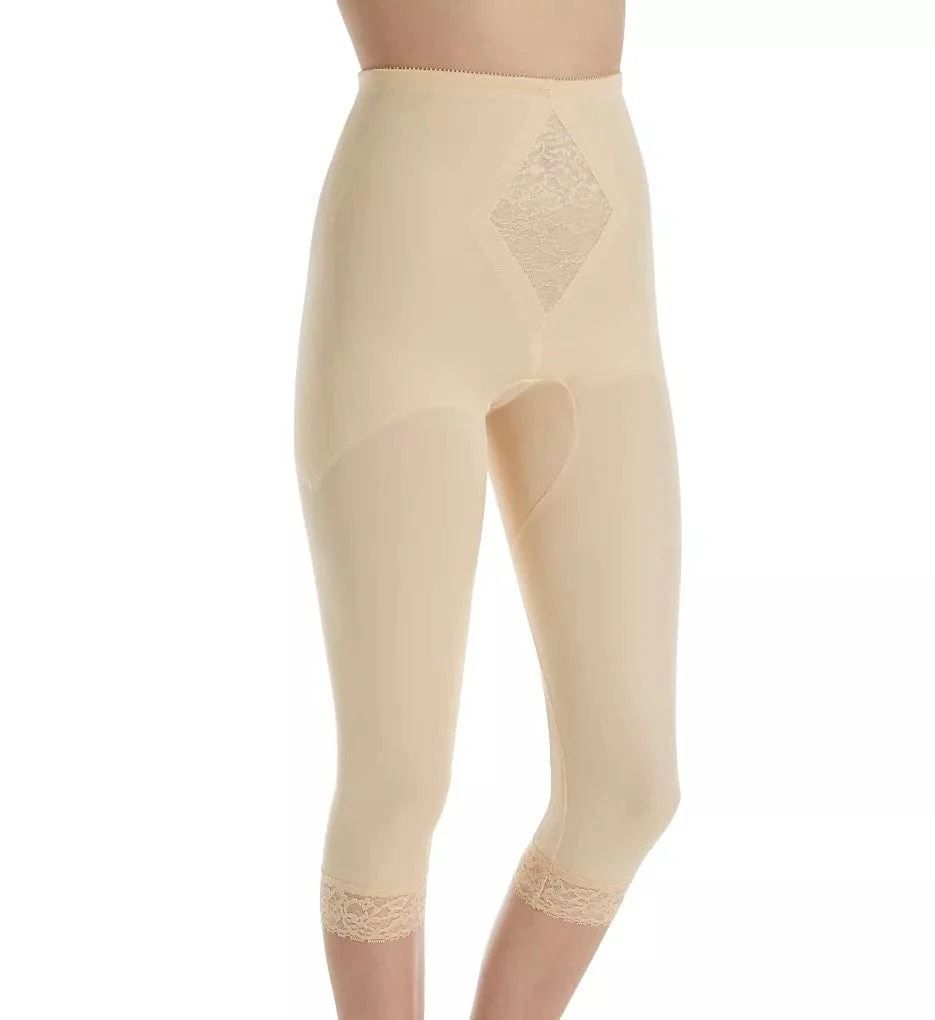 Style 6265 | Waistline Capri Pant Liner with Tummy Control Panel| Memory Compression Fabric | Medium Support - Image 14