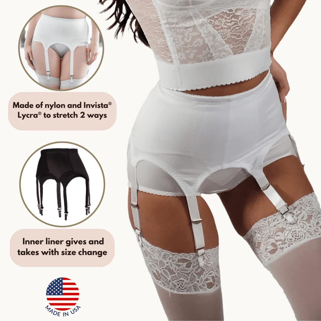 Garter Belt | Six Metal Garters | Moderate Shaping & Tummy Control - Style 72522 - Image 4